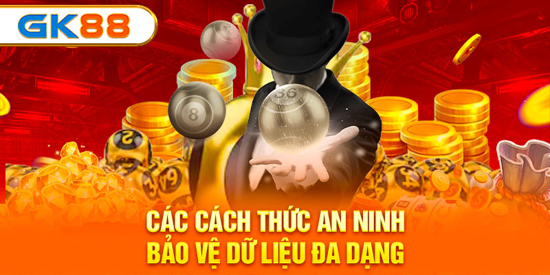 Các cách thức an ninh bảo vệ dữ liệu đa dạng