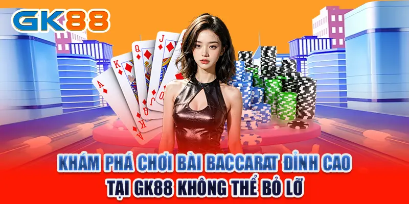 Khám Phá Chơi Bài Baccarat Đỉnh Cao Tại GK88 Không Thể Bỏ Lỡ